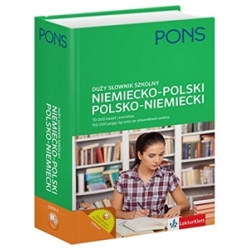 PONS Słownik duży szkolny niemiecko-polski, polsko-niemiecki.